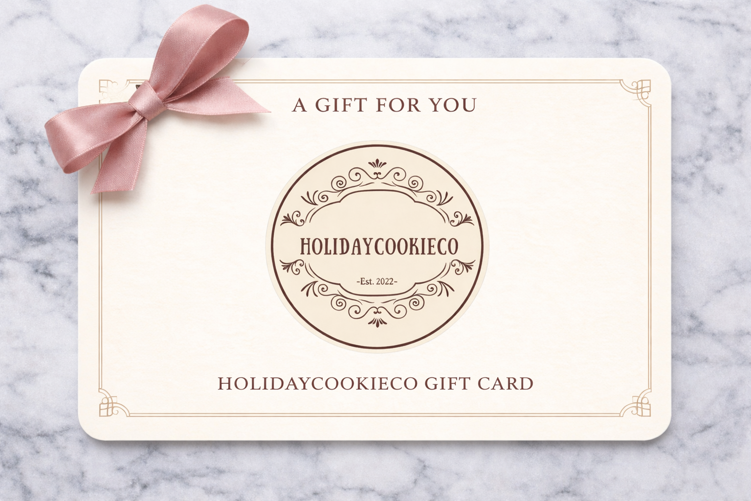 HolidayCookieCo. Gift Card